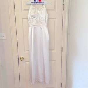 White long dress.